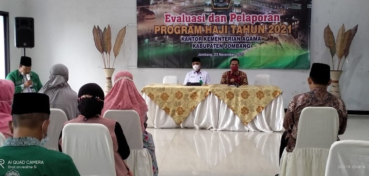 Kemenag Jombang Gelar Kegiatan Evaluasi dan Pelaporan Program Haji Tahun 2021